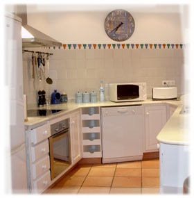 Fully equipped kitchen